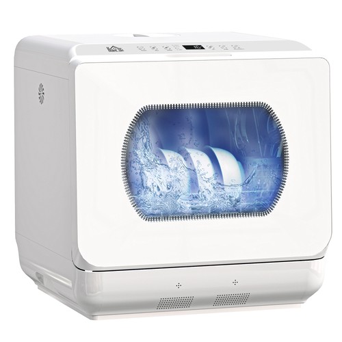 Homcom worktop dishwasher - w/, 4